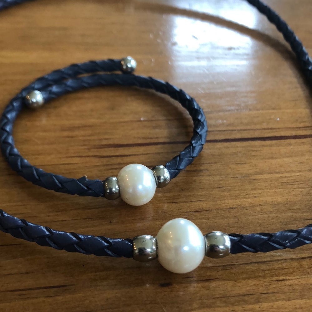 Magnetic Closure Necklace & Coil Bracelet
